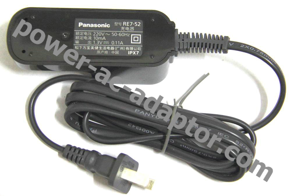 Original 1.3V 0.11A Panasonic ES4029 RE7-52 AC Adapter charger